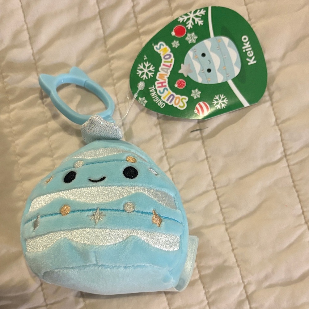 Squishmallows Blue and Silver Key Holder